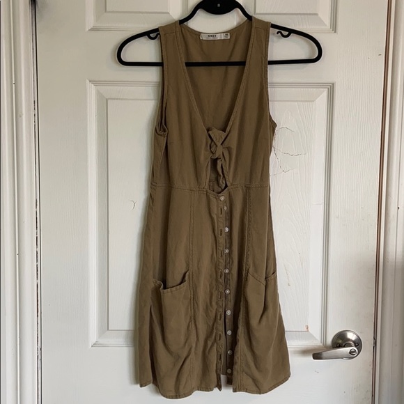 OBEY front tie dress size xsmall - Picture 1 of 1